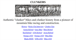 Desktop Screenshot of clunkers.net